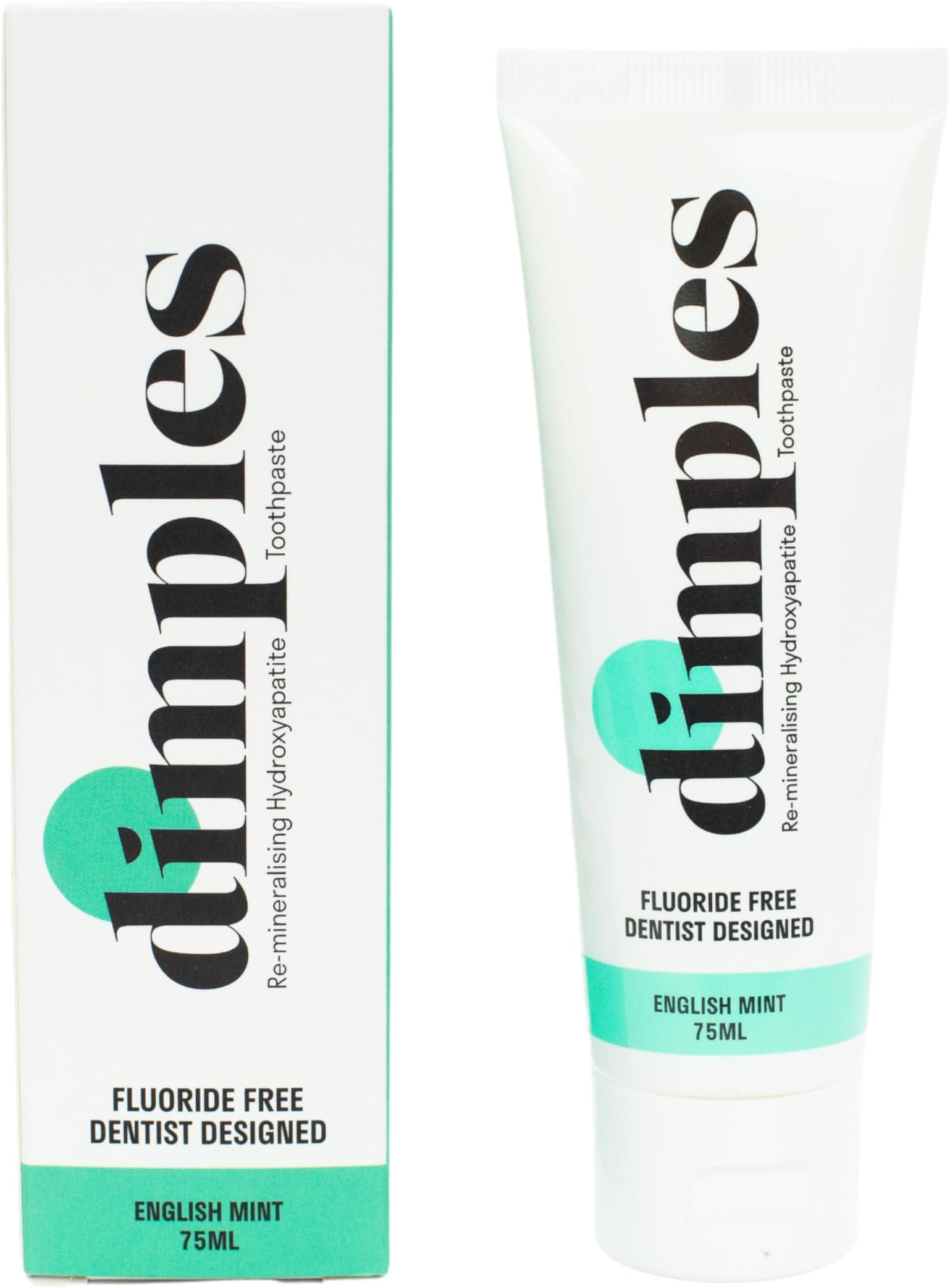 Dimples Fluoride Free Hydroxyapatite Toothpaste Mint 75ml