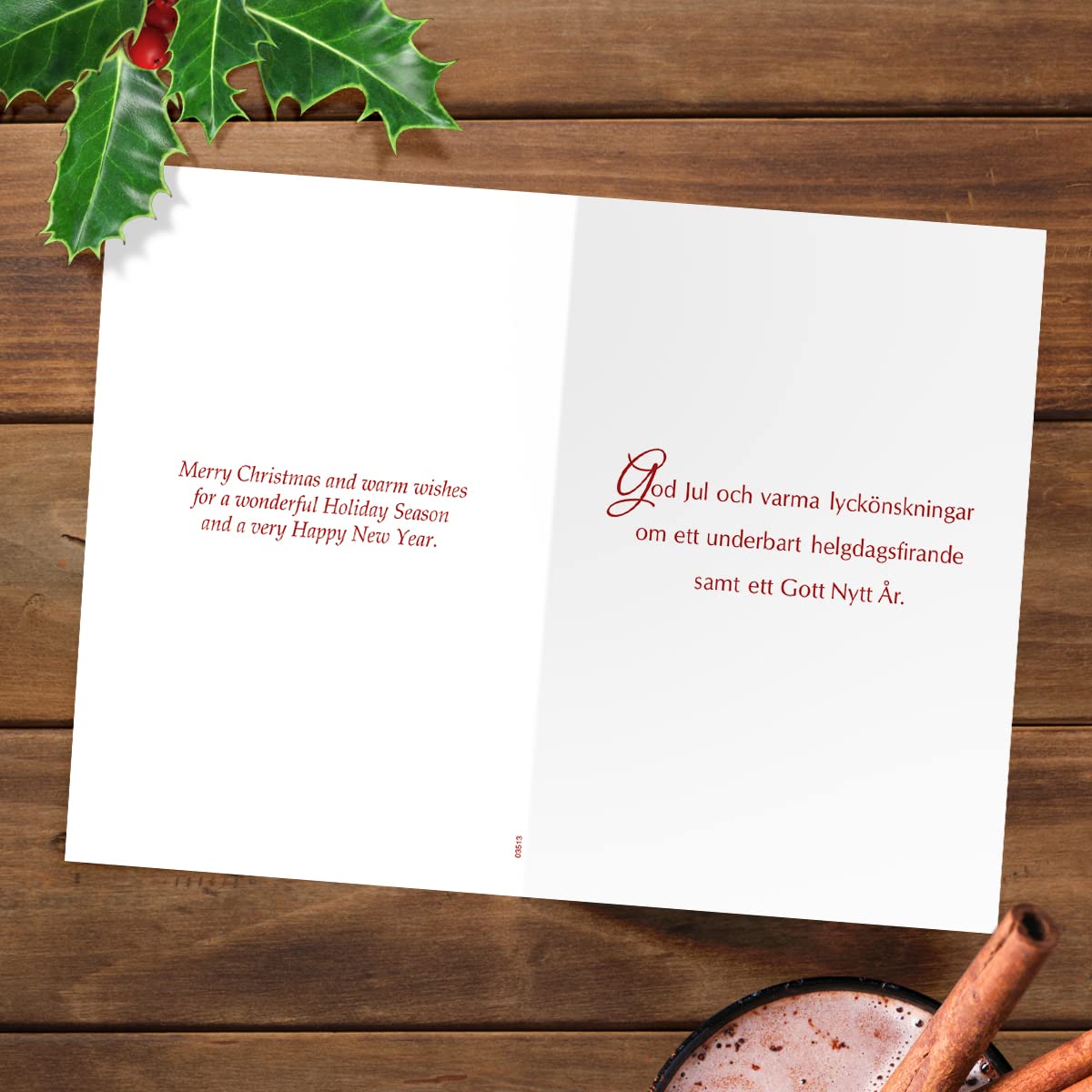 Amazon | Designer Greetings スウェーデン語クリスマスカード 「God