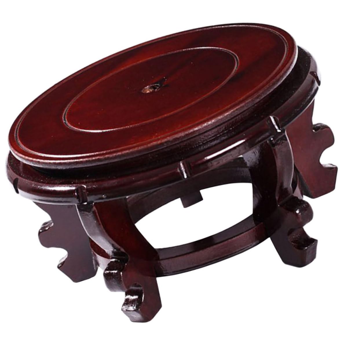 Soporte para Macetas de Madera Maciza Soporte Estable Base Redonda para Maceteros y Acuarios , Adecuado para Ambiente Interior y Sala de Estar