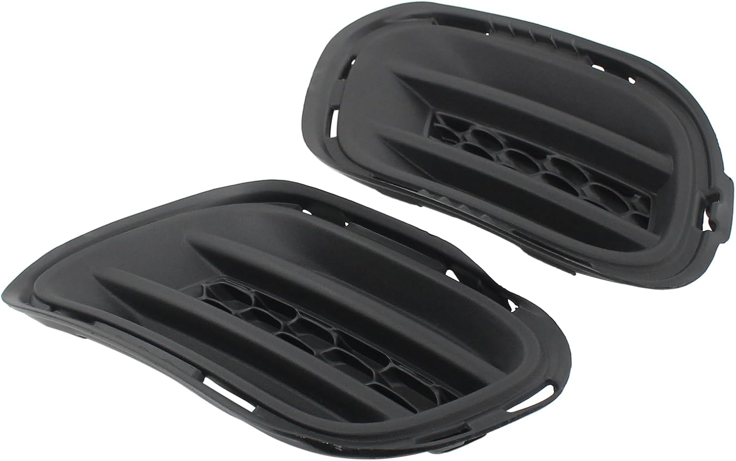 Front Driver and Passenger Side Fog Light Cover Bezel for Jeep Cherokee 2014-2018