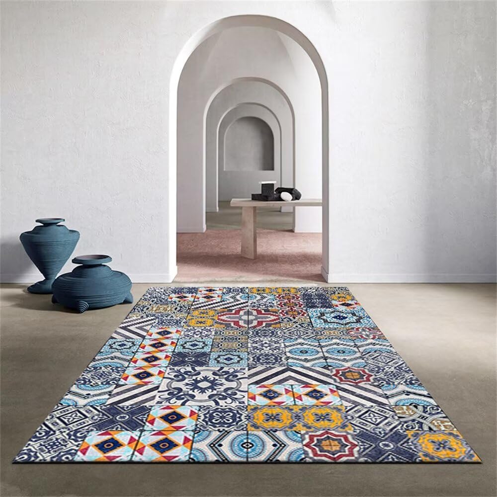 Tapis moderne antidérapant 120X170 pour un salon sécurisé