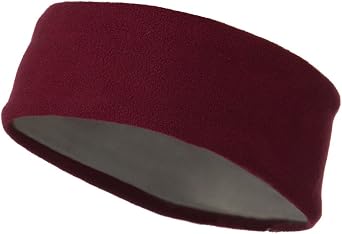 Moisture Wicking Fleece Head Band - Maroon W13S29B