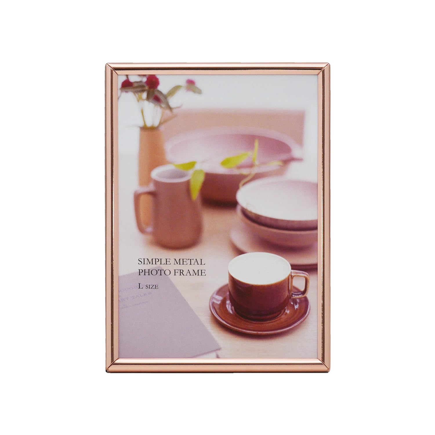Amazon.co.jp: FUJICOLOR フォトスタンド 1203L メタル Lサイズ ピンク