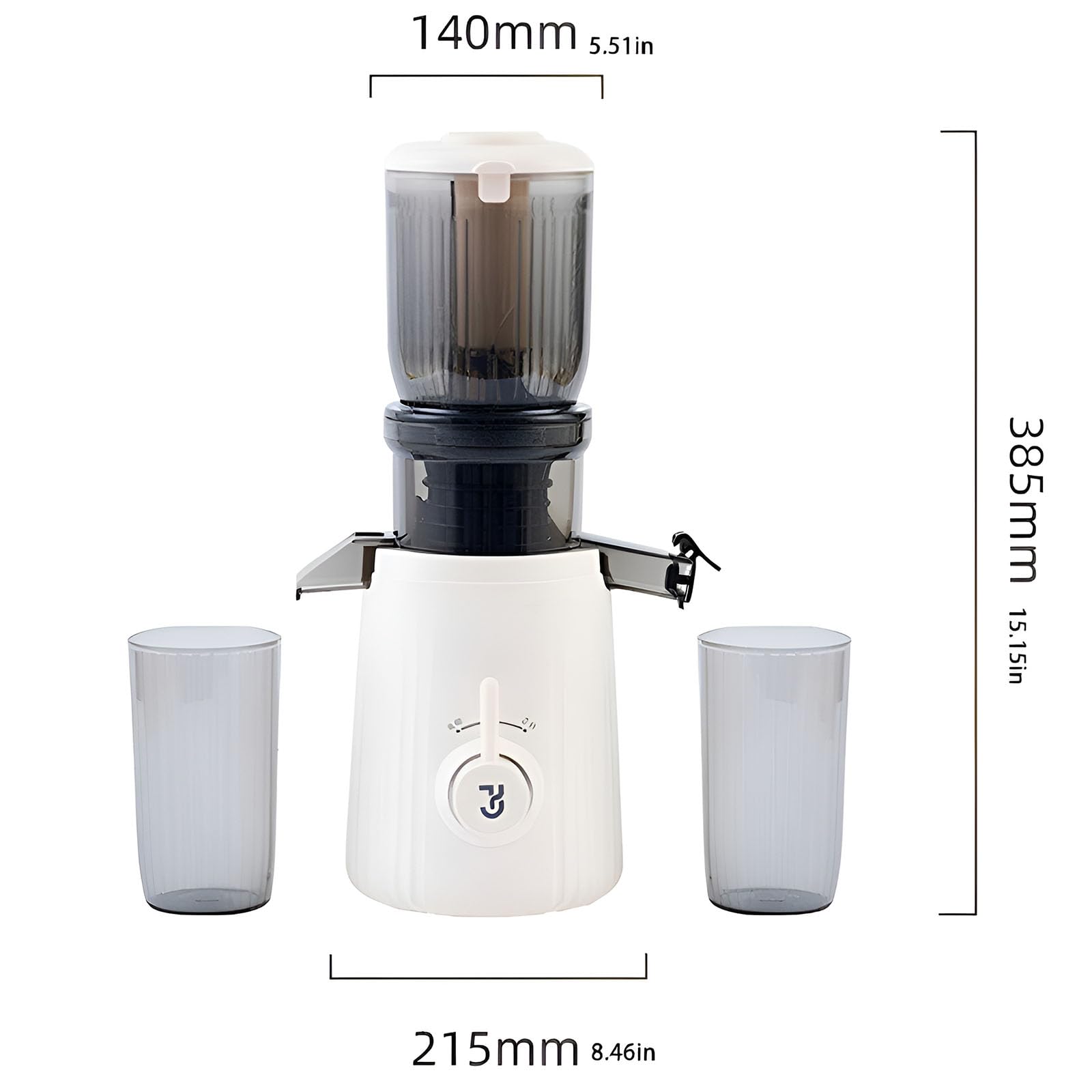 Máquina automática portátil de zumo de naranja con separación de cítricos de gran diámetro para uso comercial