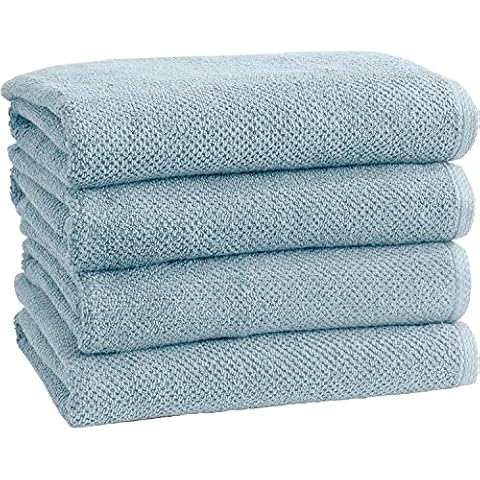Simpli-Magic Popcorn Textured Bath Towels, Blue Cover