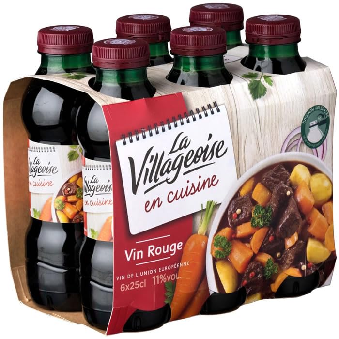 LA VILLAGEOISE En cuisine Vin rouge 6 x 25 cl