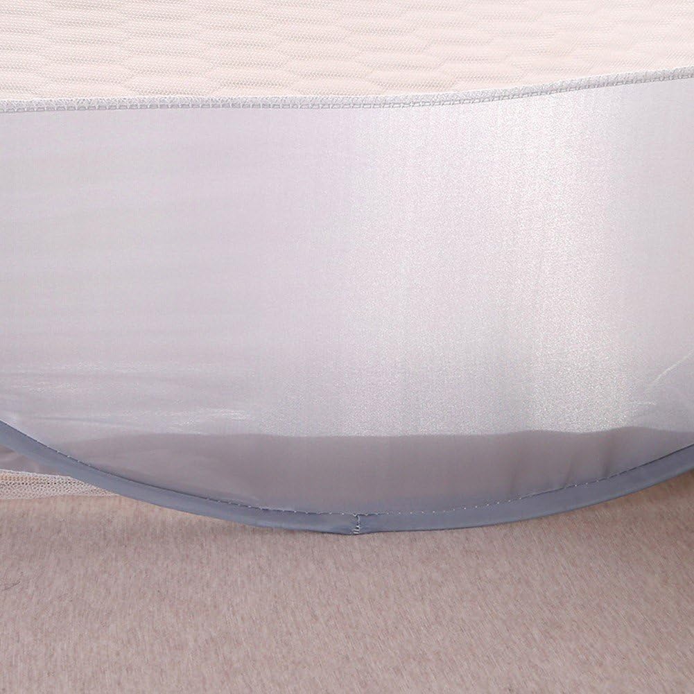 Pop-up Mosquito Net, Portable Foldable Mosquito Net, Camping Tent with Zip Adjustable Single Bed Fine Mesh Mosquito Tent for Home Dorm