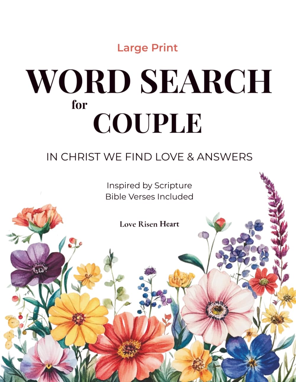 Word Search For Couple: In Christ we Find Love & Answers