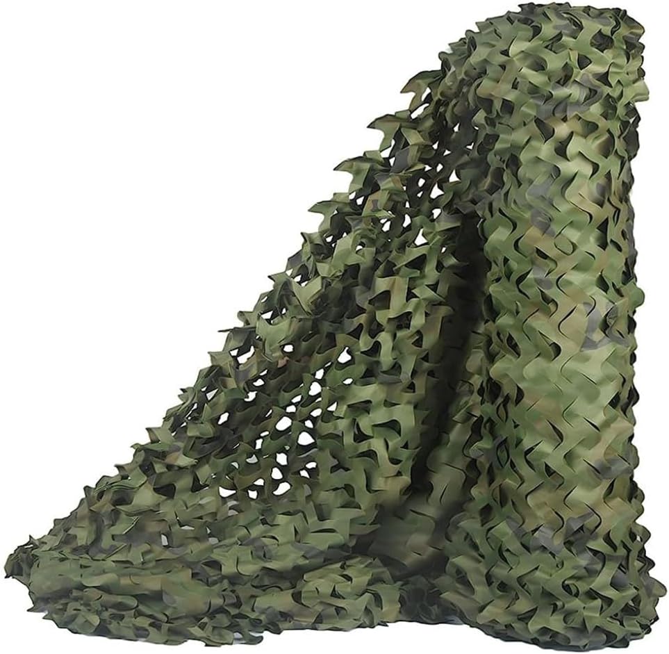 - Optifitยฎ Camouflage Cover 59 by 118 Inches Woodland Camo Netting Camouflage Balcony Sunshade Cuttable Camo Cover for Scenarioal Decoration, Bird Watching, Hunting, Military Training