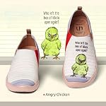 UIN Art Painted Chaussures de voyage à langer Slip sur Knit Casual Légèreur Comfort Fashion Sneaker pour femme