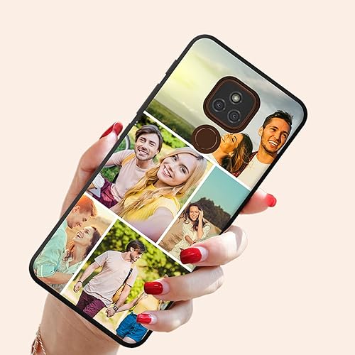 Miniatura 2 de Funda de teléfono personalizada para Moto E7 Plus, funda multifoto, funda de TPU antiarañazos, funda protectora suave, funda personalizada para