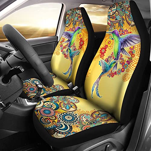 Couvre siège auto universel fleurs jaunes pour camionnette et Duster