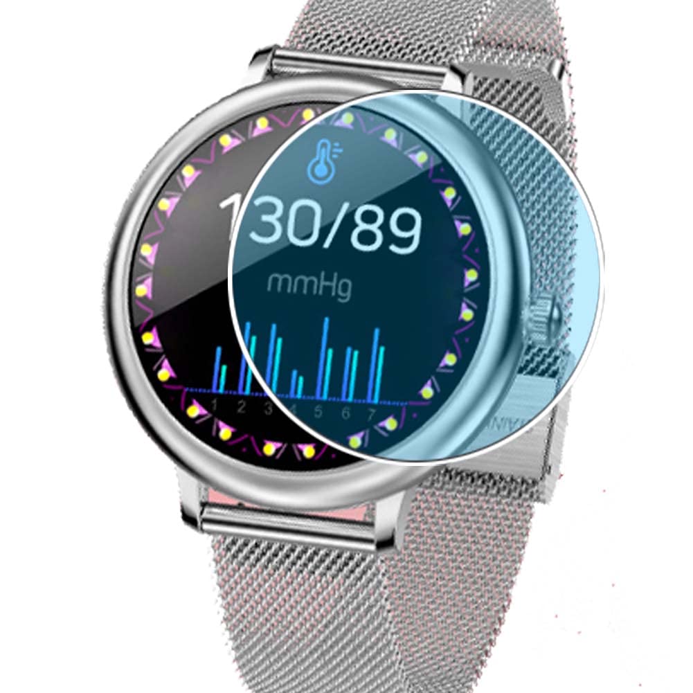 3 Pack Anti Blue Light Screen Protector Film, compatible with BOZLUN CF80 1.08" Smart Watch Smartwatch TPU Guard （ Not Tempered Glass Protectors ） New