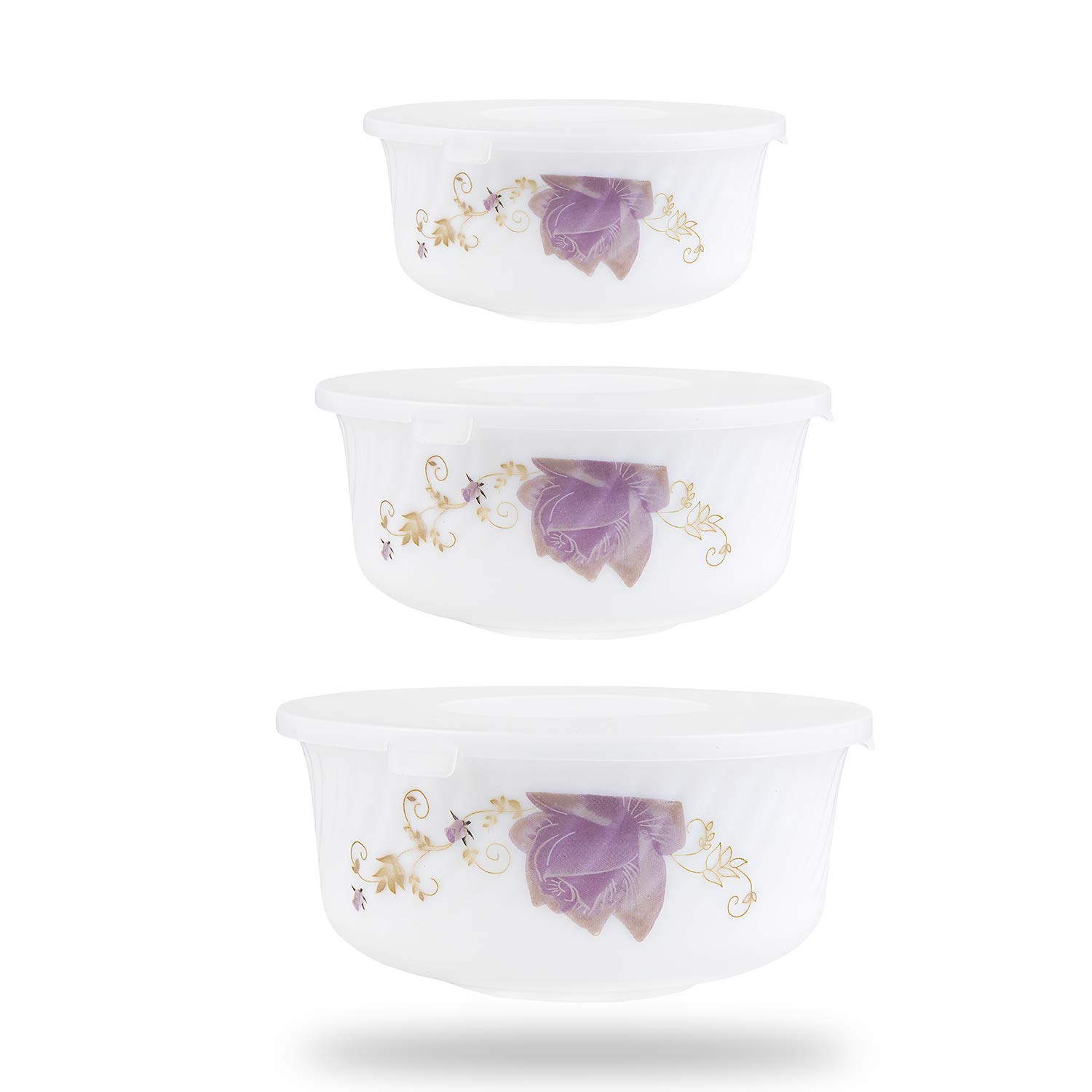 Royalford 3pieces Opalware Bowl Set, RF9831