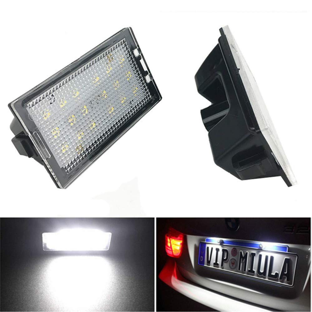 Rui Xin 2132Pcs LED number license plate lights bulb Car Number Plate Lamp Error Free 18SMD for Land Rover discovery 3/4 Freelander 2 Rang Rover Sport