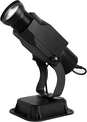 HILITING - Logotipo LED GOBO de 15 W proyector de publicidad logotipo luz que incluye GOBO de vidrio personalizado gratuito para proyectar imagen