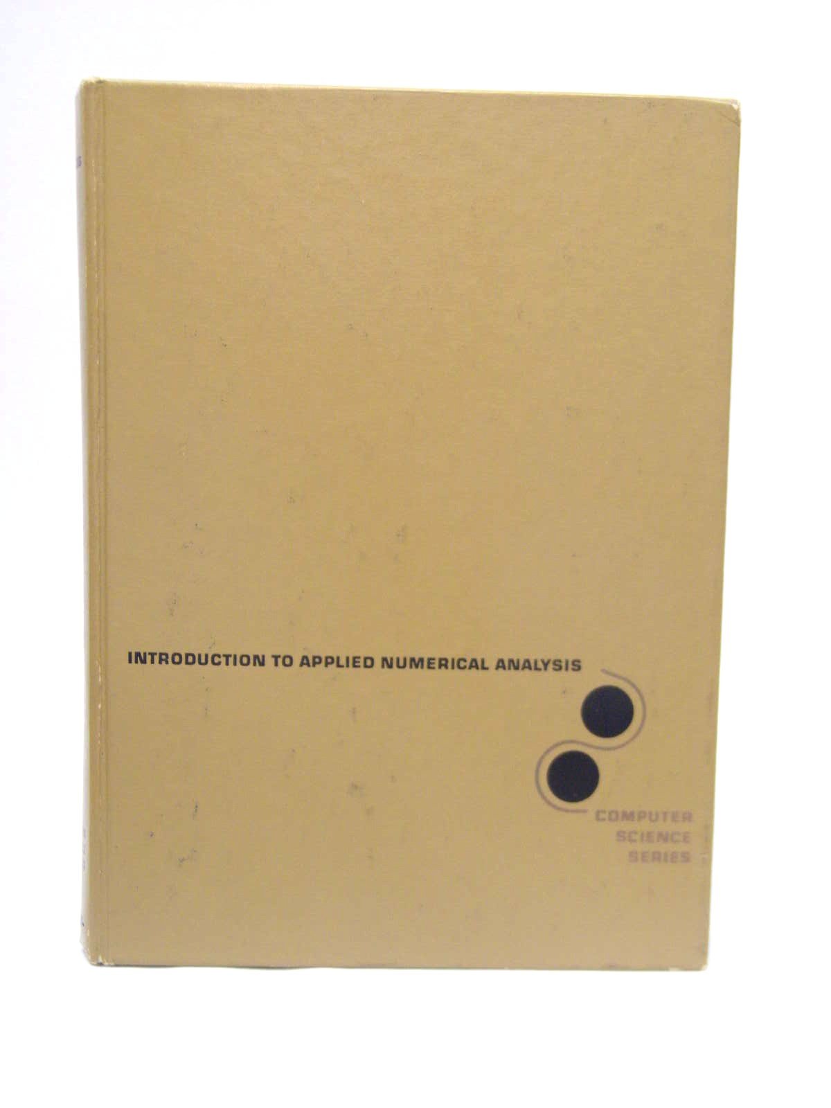 Buy Introduction to Applied Numerical Analysis โ BookShops.in