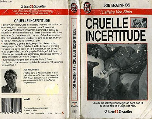 Cruel Doubt 0671715437 Book Cover