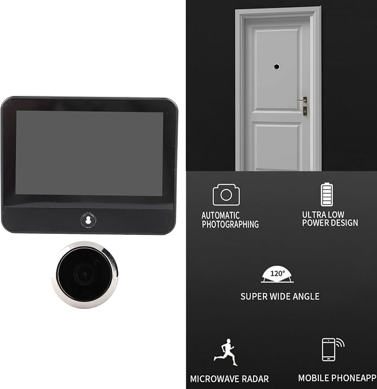 Sonew TUYA Okos Ajtócsengető Kamera 1080P WiFi Megfigyelés Széles Látószög