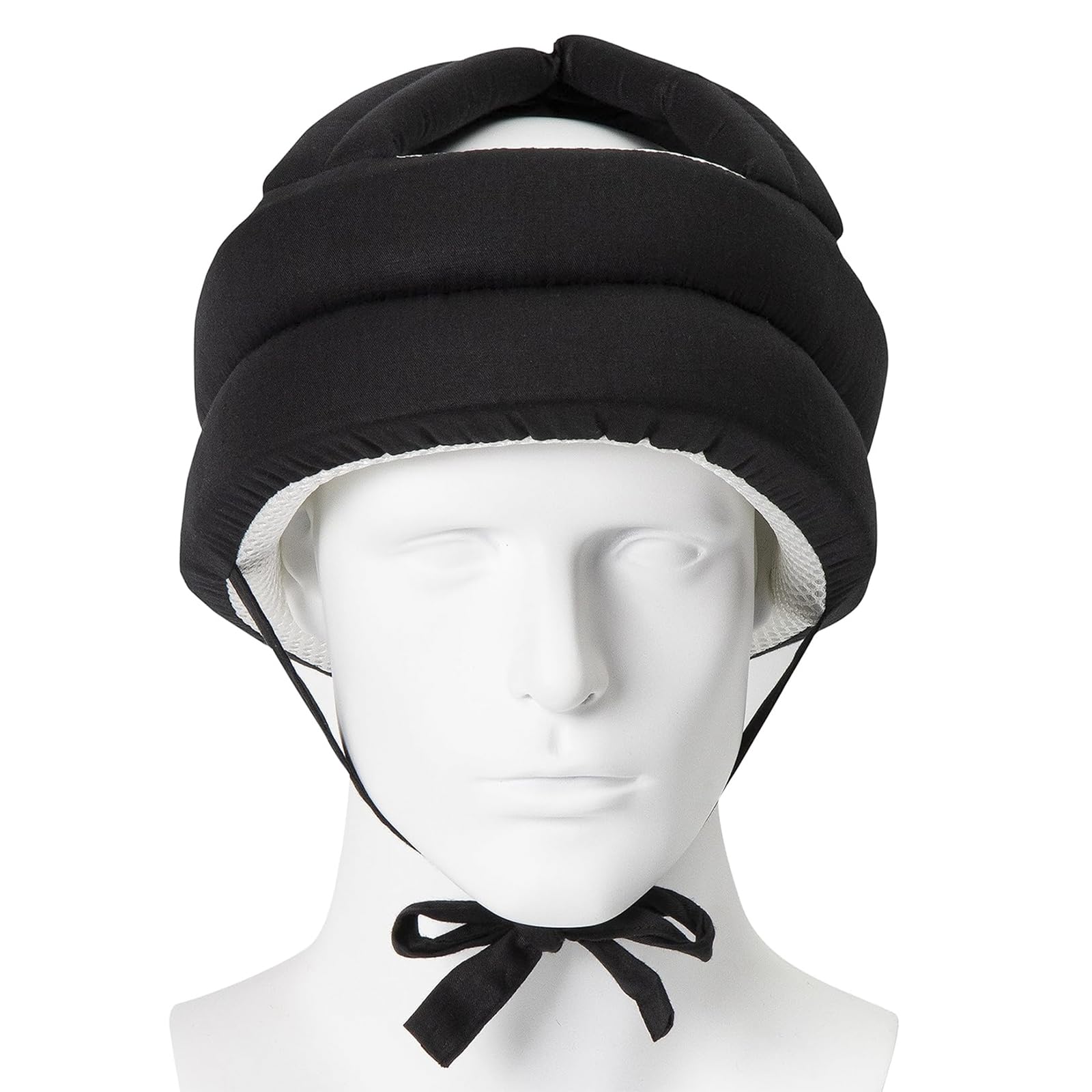 Casque de Protection pour Personnes Âgées Coussin Protection Tête Anti-Chute Chapeau Epaissi en Coton Anti-Collision Taille Réglable