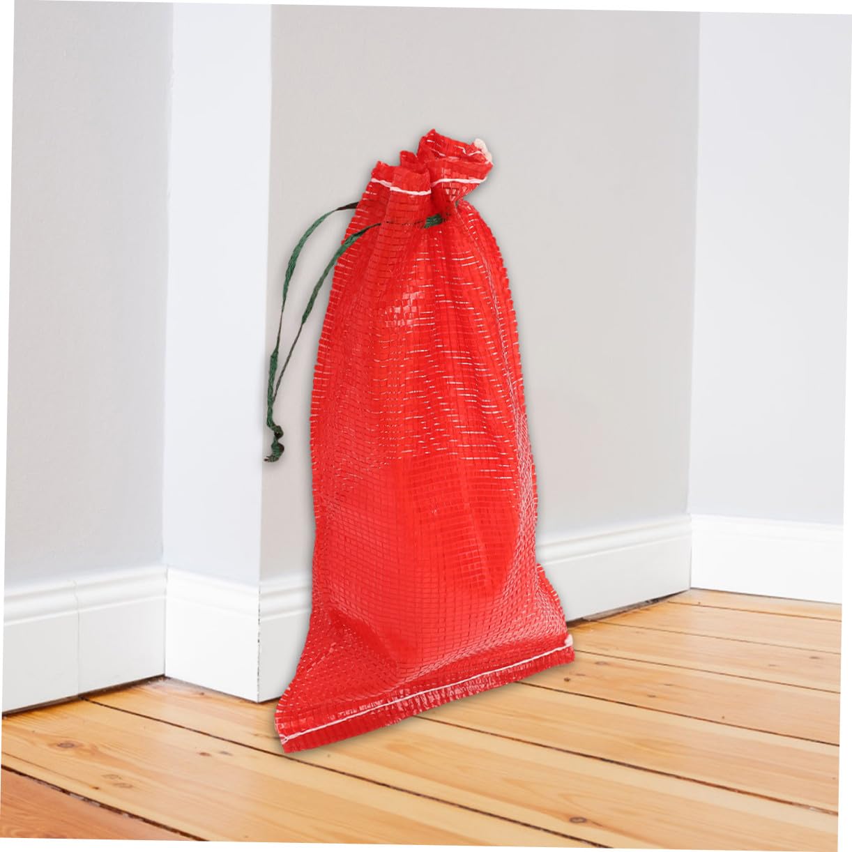 iplusmile Bolsa de Malla Cordón 50 Piezas Polipropileno Rojo 49x27 Cm
