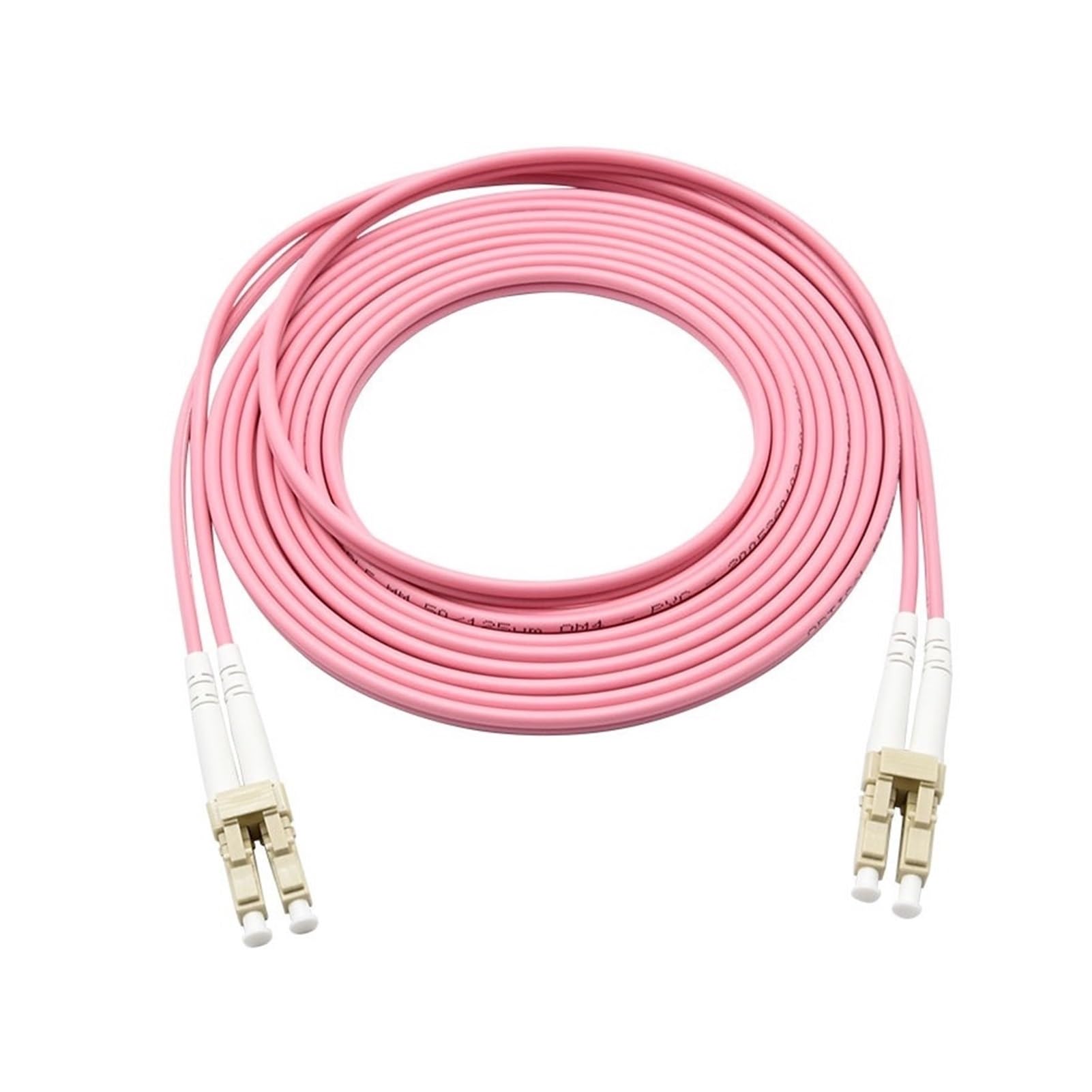 Lot de 10 câbles de raccordement à Fibre Optique d'intérieur OM4 10 Gigabit multimode LC LC SC FC St 1-30 m(25M 10pcs,SC-FC)