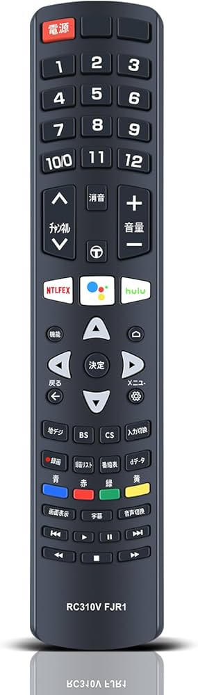 Amazon | テレビリモコン RC310V FJR1 for TCL TCLテレビ Amazon | テレビリモコン RC310V FJR1 for TCL TCLテレビ