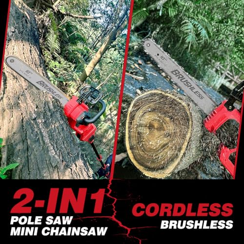 10-Inch Pole Saw for Milwaukee 18V