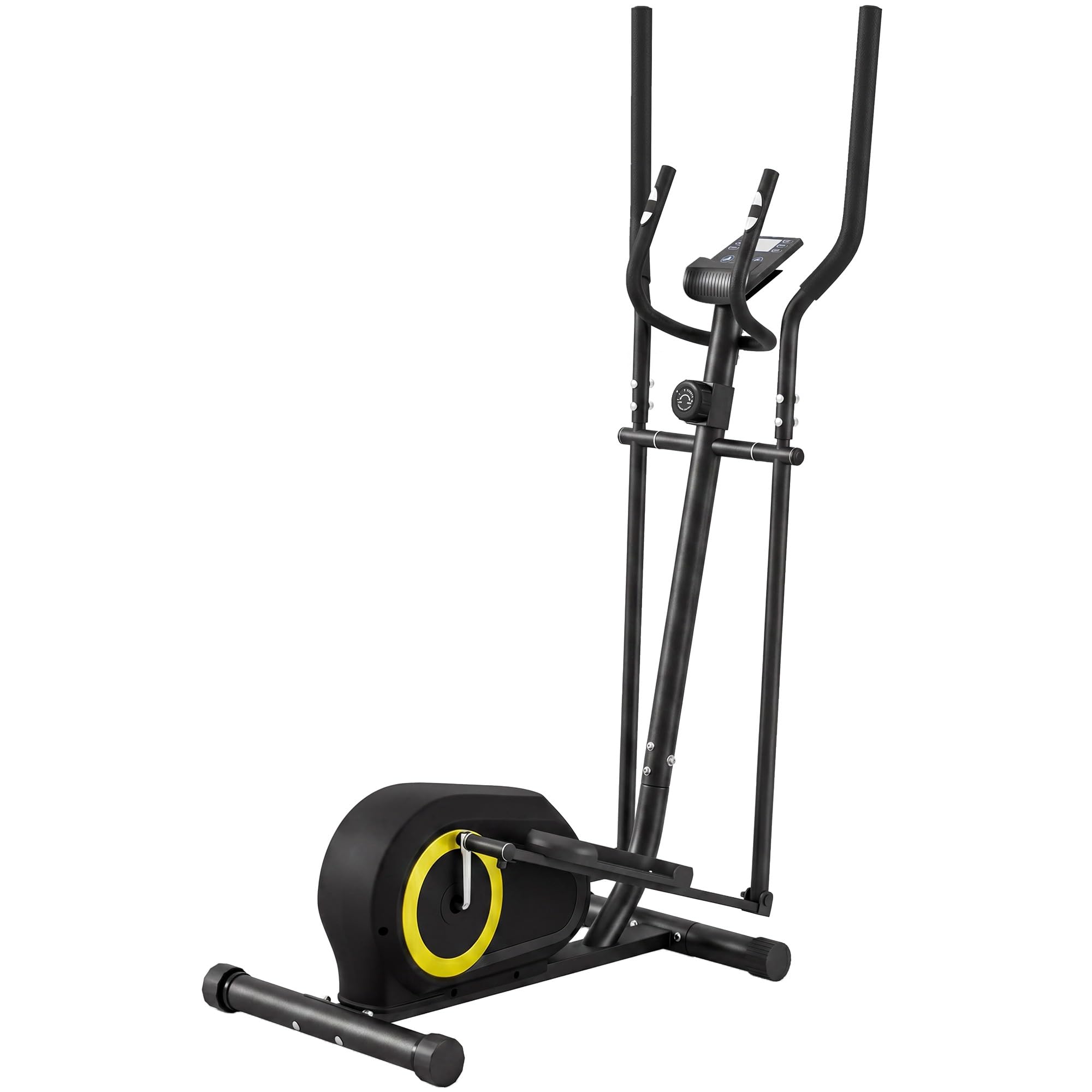 SPORTNOW Bicicleta Elíptica para Casa Silenciosa con Bluetooth 120 kg