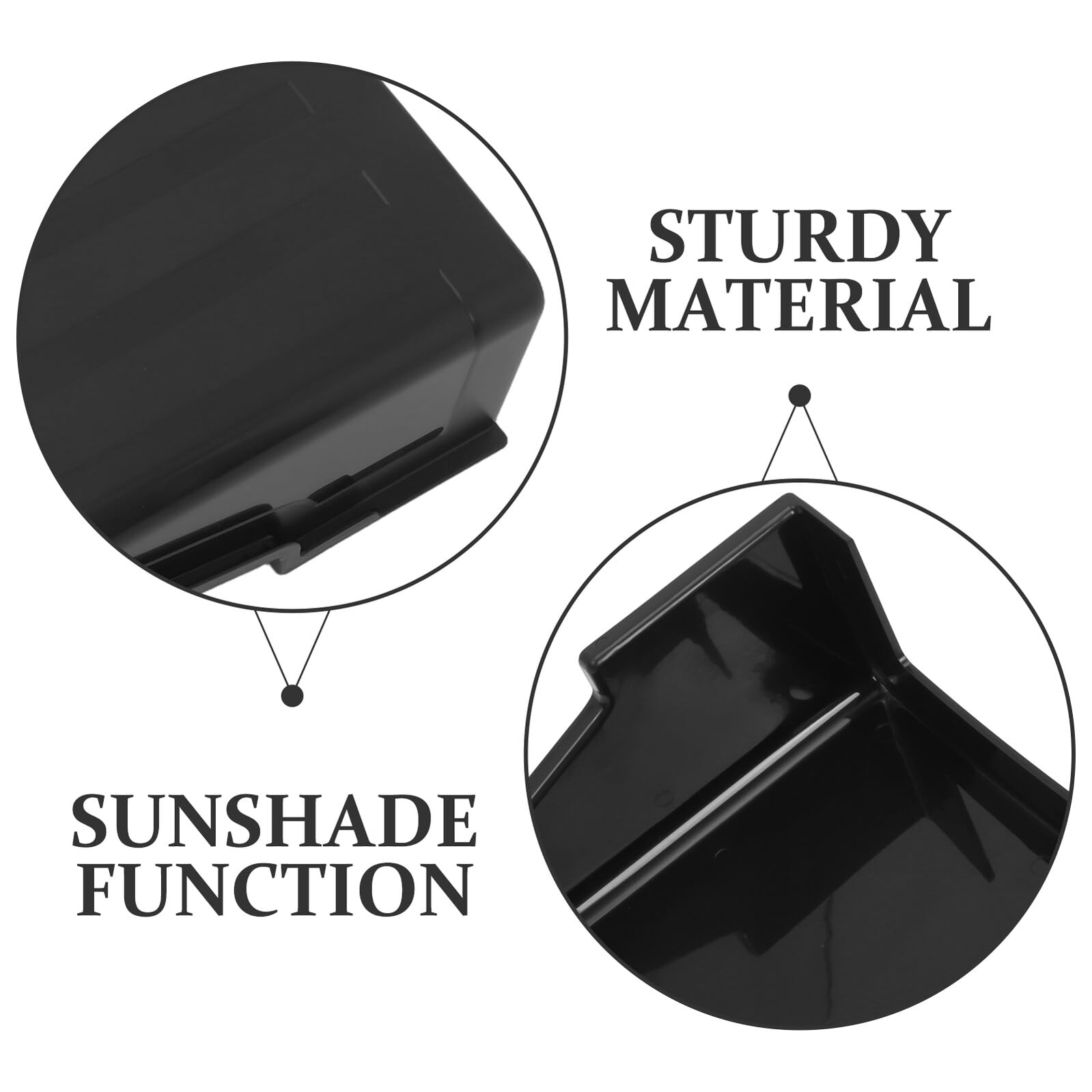BESPORTBLE Housse de Protection pour Caméra Extérieure Abri Plastique Résistant Pluie et Soleil Installation Facile sans Outils Protection Intempéries et Poussière