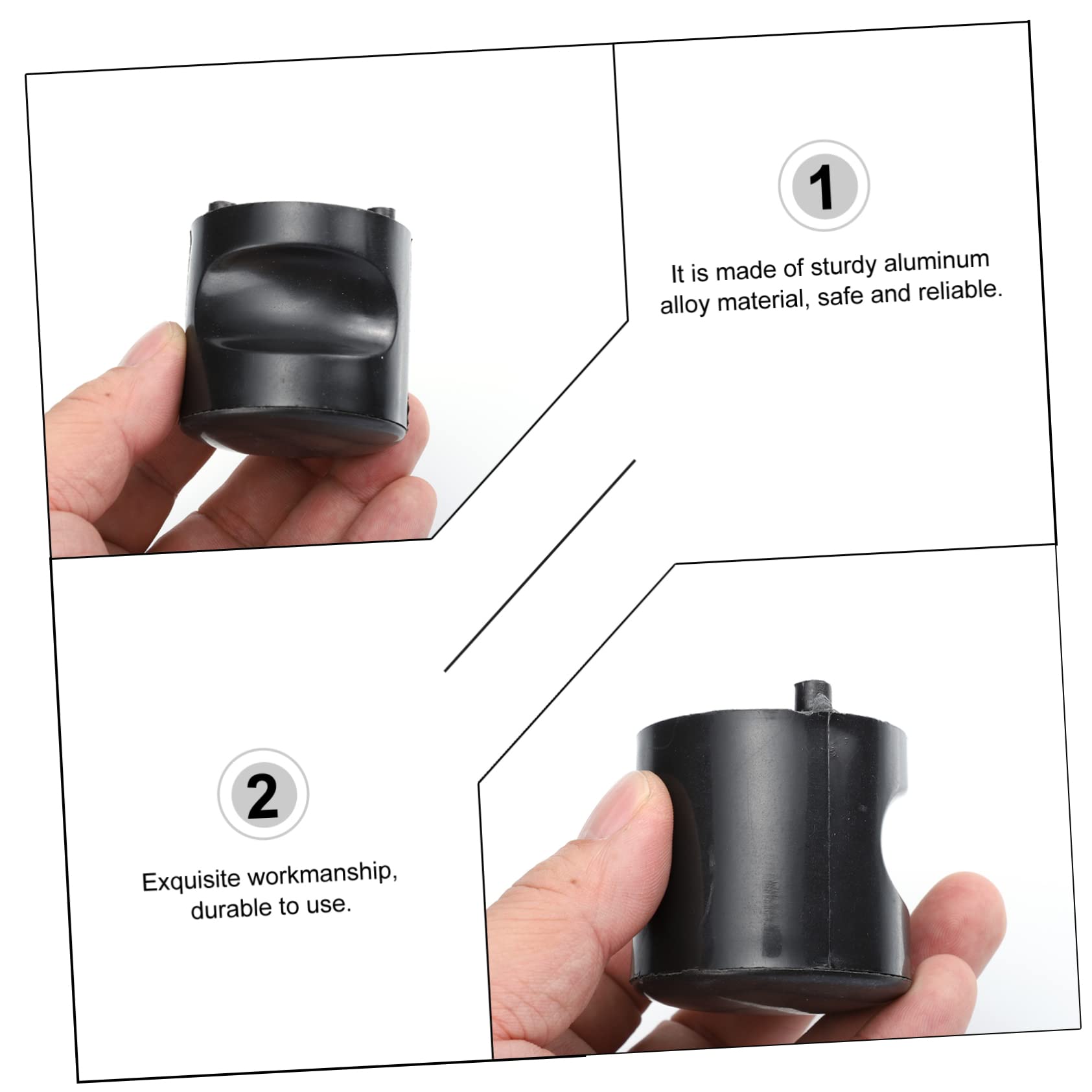 balacoo 2sets 6pcs Cylindrical Door Handle Durable Sliding Door Pull Handles Easy Installation Wear Resistant 6pcs*2