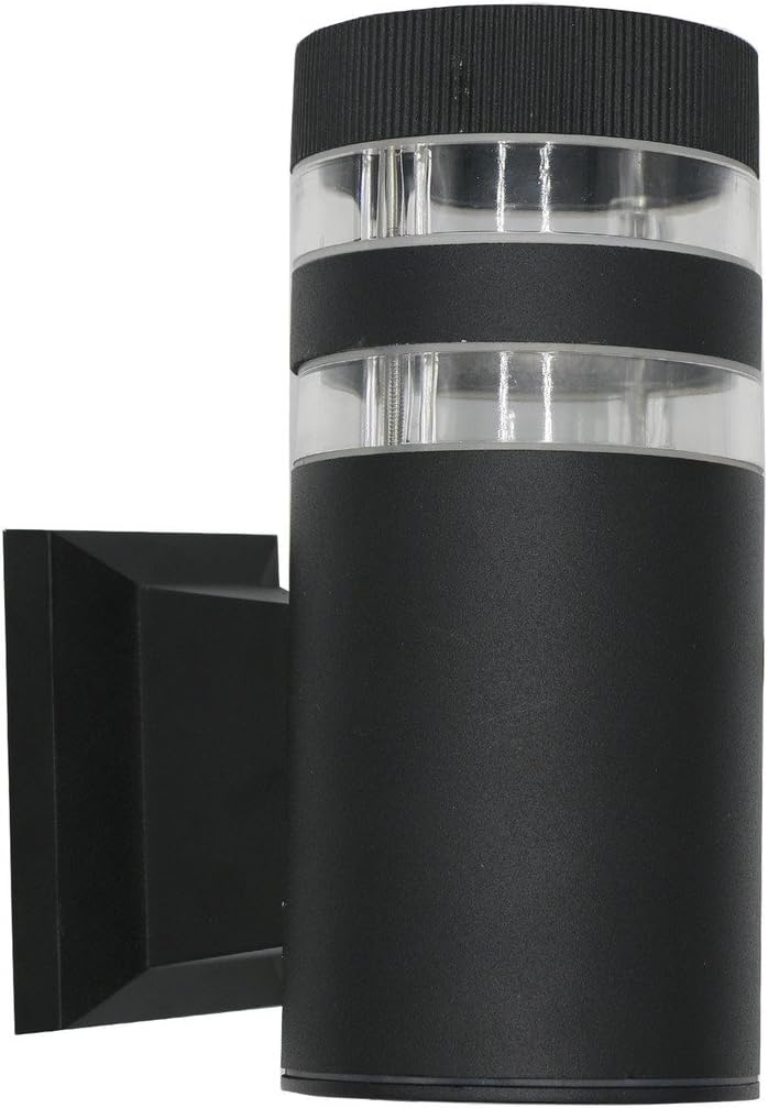 5W E27 LED-Bulb-Replaceable Wall Sconces Exterior Light Waterpr...