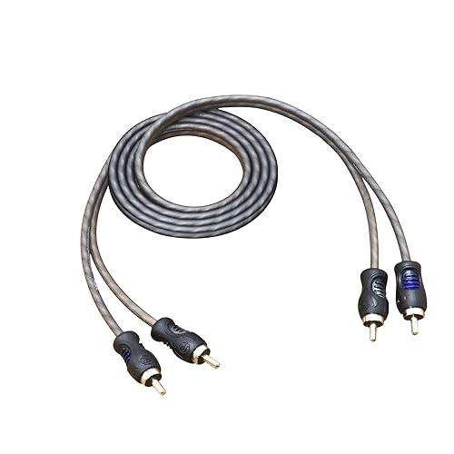 Vista 23 de RECOIL RCI417 100% cobre libre de oxígeno 17 pies 4 canales RCA cable de audio trenzado par con reducción de ruido, altavoz