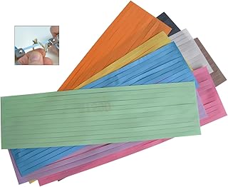18/Pk of Assorted Slurry Coated Polishing Strips Jewelry Making Metal Finishing Abrasives Nine Different Grits