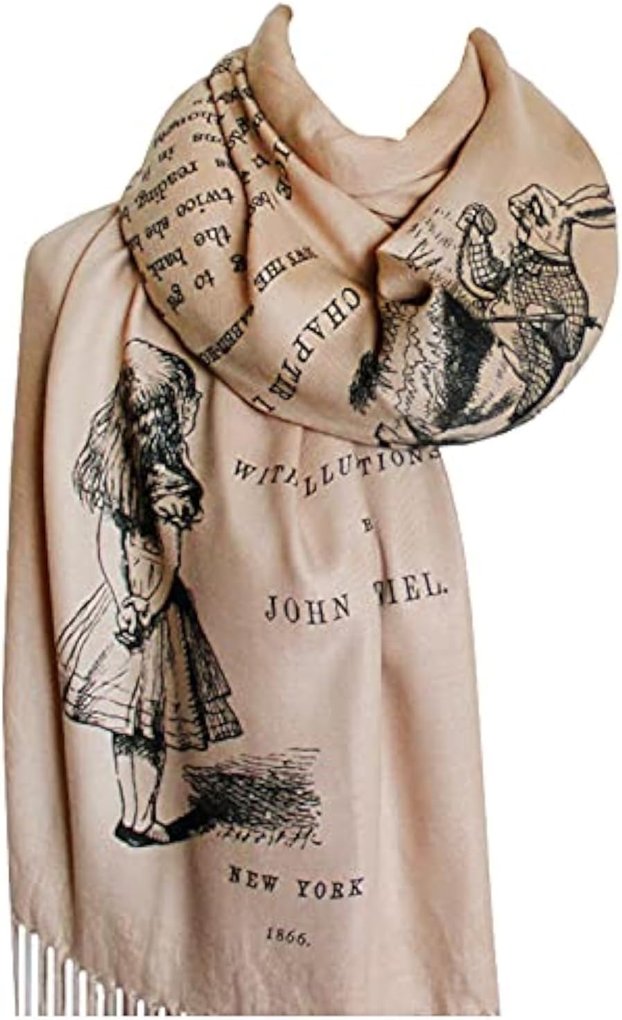 Alice in Wonderland Shawl Scarf