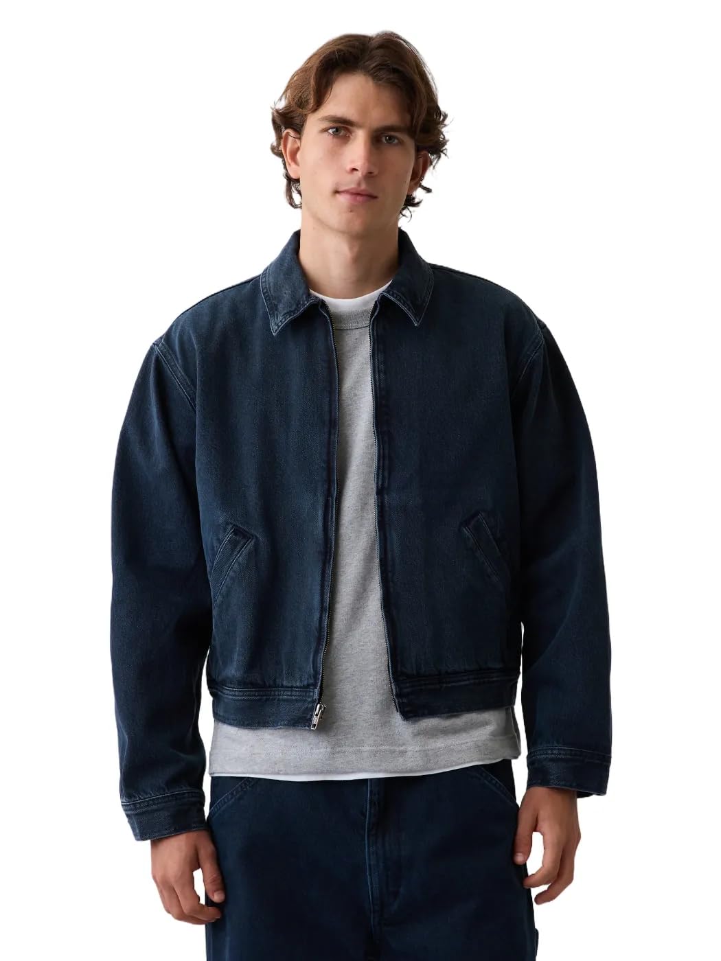 Men's Denim Utility Jacket