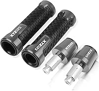 Vista 14 de Para Yamaha XTZ125 XTZ 125 XTZ-125 2003-2016 2004 2005 2006 2007 2008 Agarres de mano para manillar de motocicleta Tapones para manillar (color : 7)