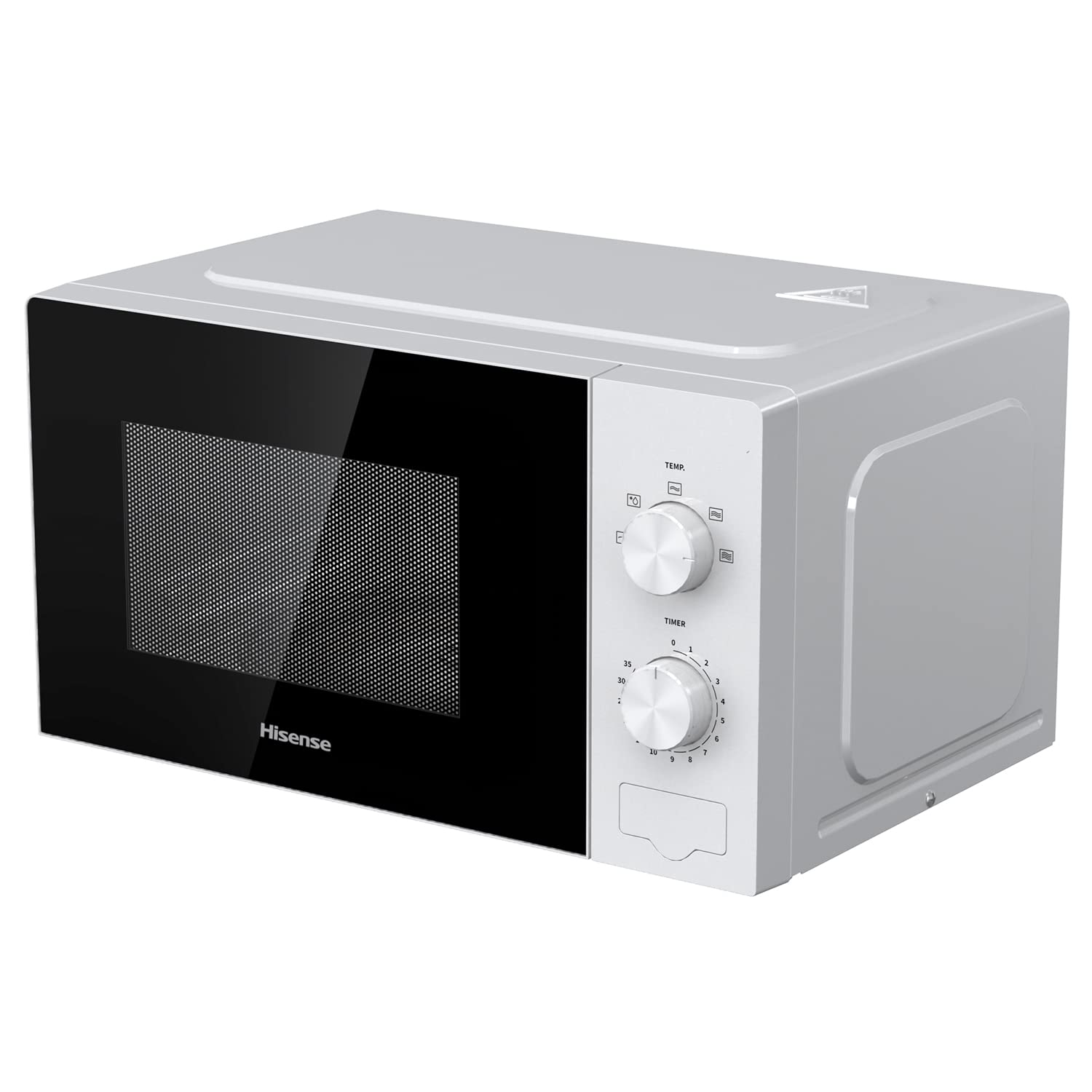Hisense H20MOWP1 Forno Microonde Con Controllo Meccanico, Capacità 20 L, Potenza 700 Watt Su 5 Livelli, Colore Bianco