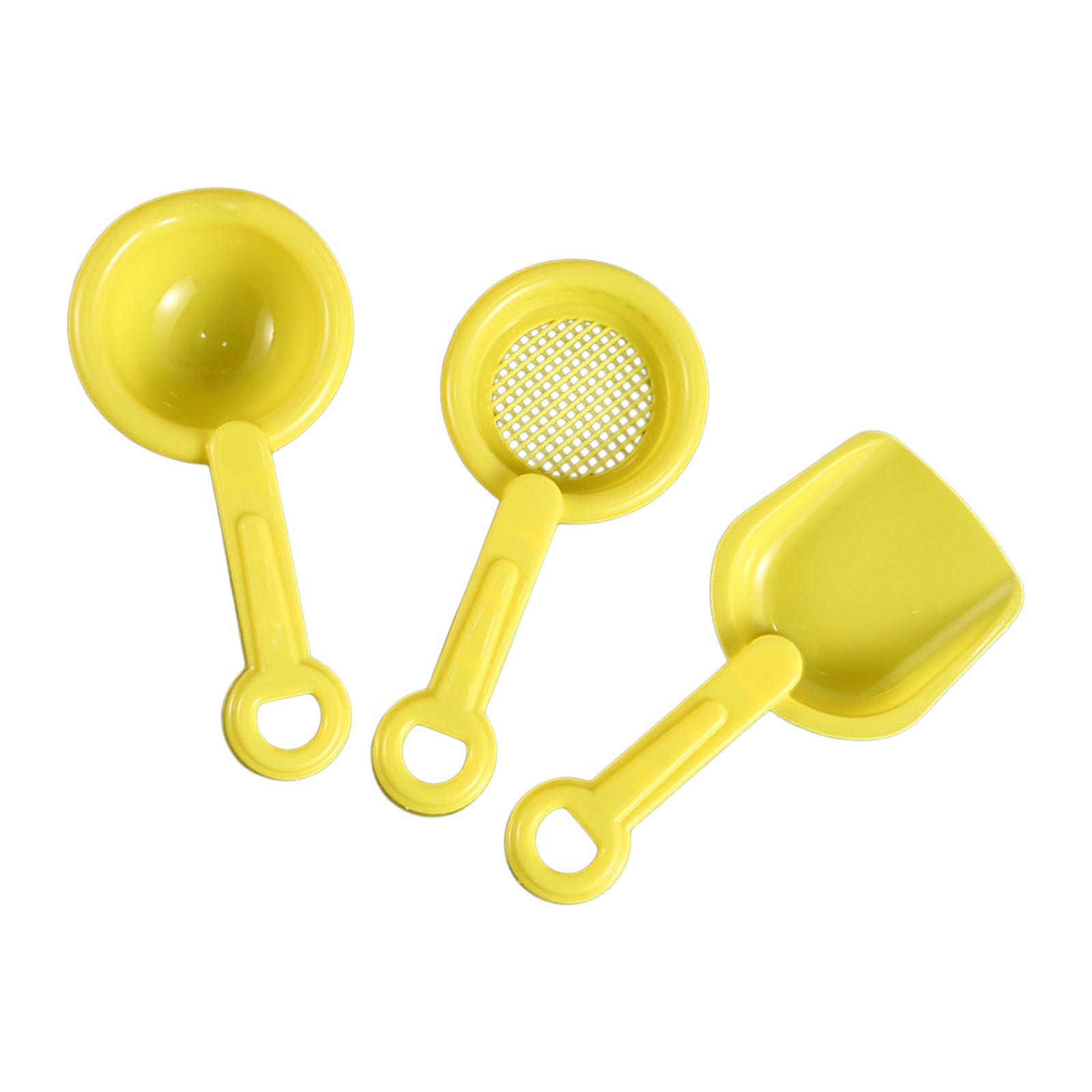fexxkg 3Pcs Sand Tool Set For With Spoon Sifter And Shovel For Play Sand And Modeling Clay Sandcastle Toy