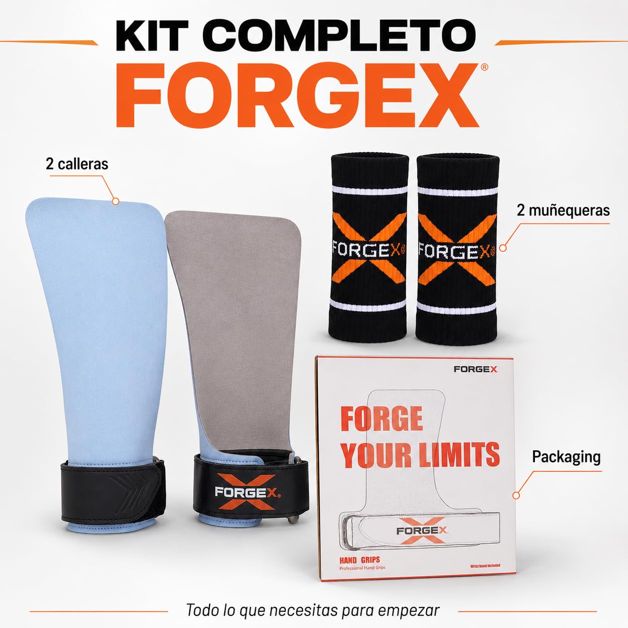 Calleras para Crossfit Pro Lock Protección Manos Soporte Muñeca Hombres Mujeres