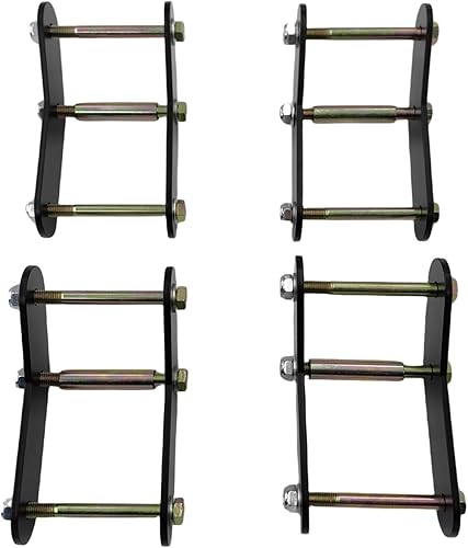 Miniatura 2 de Kit de elevación de reubicación de grillete delantero y trasero de 2 pulgadas compatible con Jeep Wrangler YJ 1987-1995, kit de elevación de