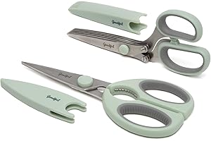Goodful Utility Kitchen Shear and Blade Herb Scissors Set