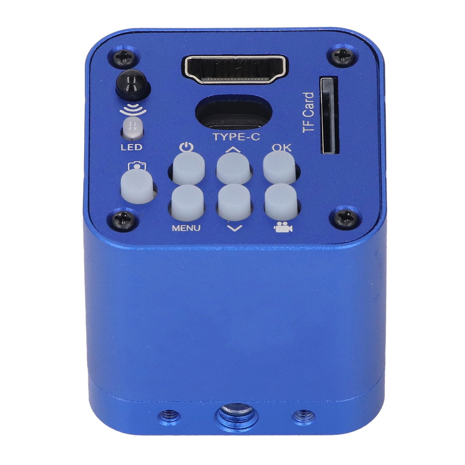 Cámara Digital Industrial 24MP 1080P, Microscopio Digital con Grabación de Vídeo HD, Cámara de Inspección para Trabajo, Ideal para Mantenimiento y Control de Calidad (Enchufe UE)