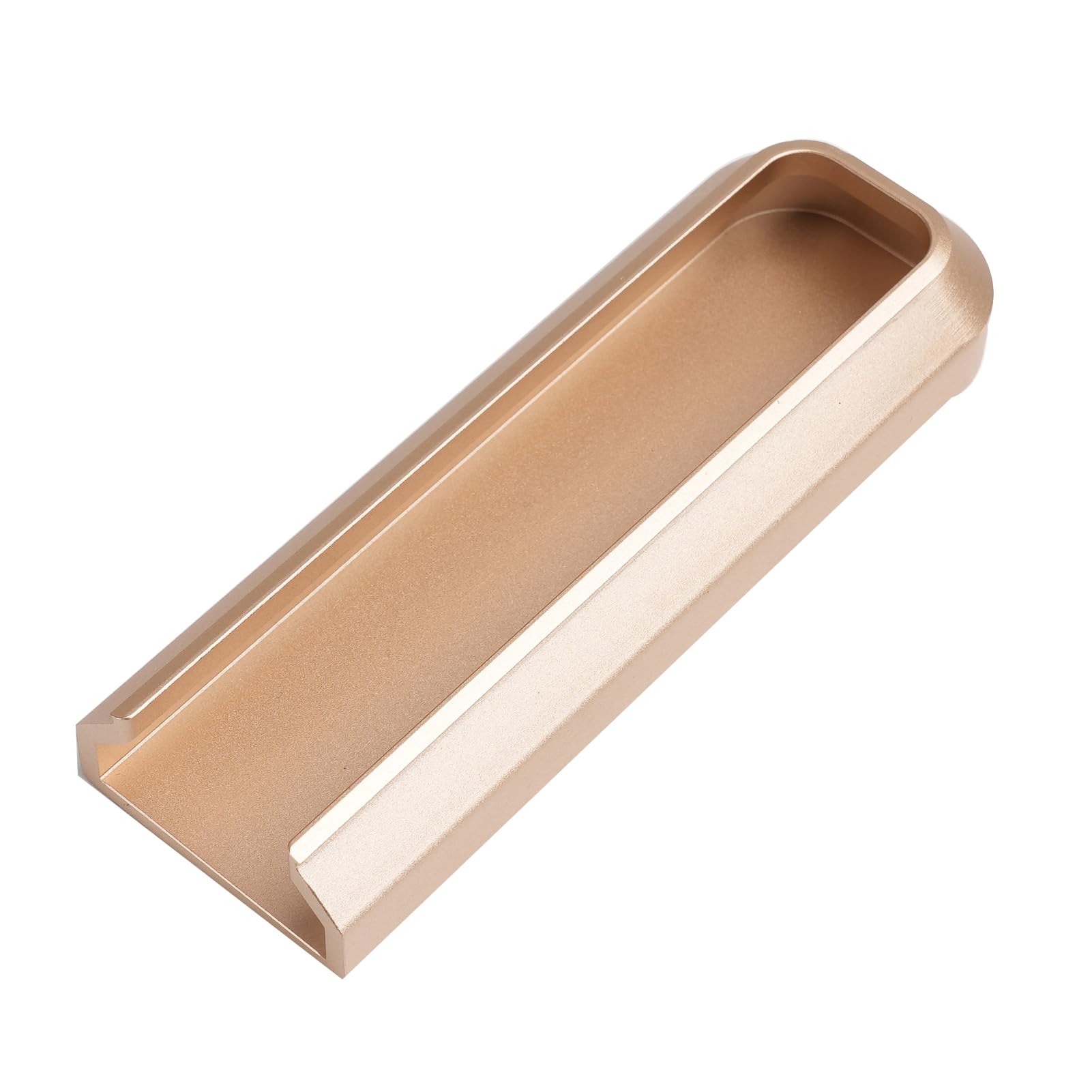DSWZLQDXB Drawer Knob for Windows Half-recessed Door Levers Country Style Handle Flush Sliding Door Pull Multi-Colour Handles Recessed Rectangle Cabinet Handles Aluminium Alloy (Gold)