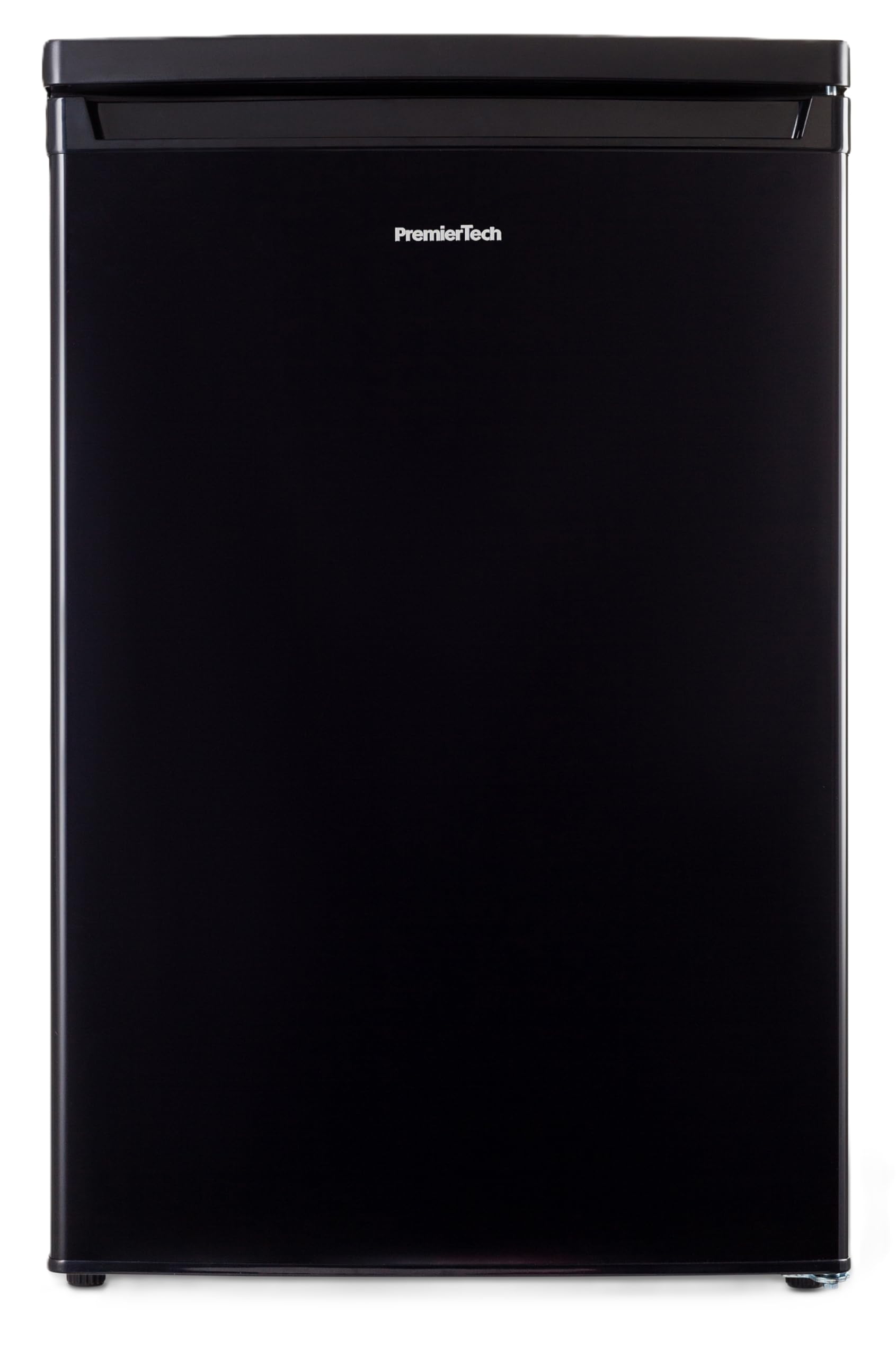 PremierTech, Frigorifero con congelatore 109 Litri, Frigo, Hotel, Ufficio Casa, Porta Reversibile, Sotto Tavolo, Classe Energetica E, Temperatura Regolabile, Libera Installazione, Nero, PT109FB