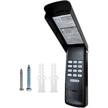 Black Garage Door Opener Keypad for LiftMaster Openers ATS211R, ATS211X, 1345, 1346, 1355, 1356, Replace G940EV-P2, 878MAX, 877MAX, 877LM, 377LM, 977LM, Wireless Keyless Keypad Latest New