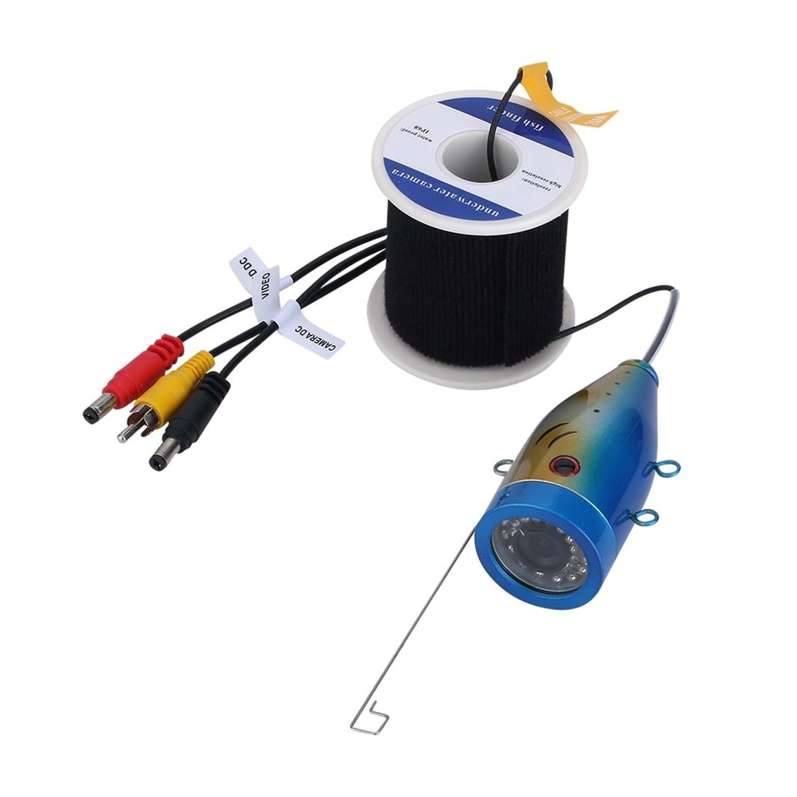 Sondeur de Poissons, Caméra de pêche sous-Marine, détecteur Poissons d'hiver, 7 Pouces, 1000TVL, IP68, étanche for Glace/mer/rivière