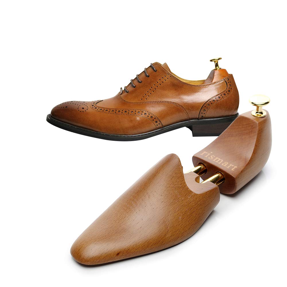 rismart Madera de haya Horma de Zapatos, Zapatos sin arrugas Moldeador para cuidar tu calzado