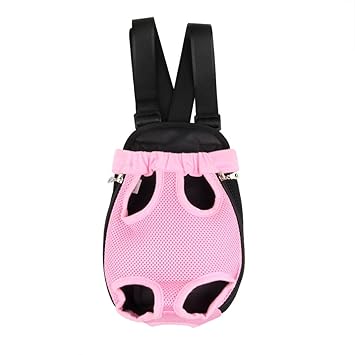 KTM Healthcare S, Pink : Portable Convenient Pet Legs Out Front Backpack Small Dog Cat Carrier Bag for Outdoor Travel