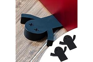 2-Pack Decorative Novelty Door Stops: 'Flat Mates'